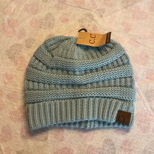 C.C. Boutique Blue Knit Beanie